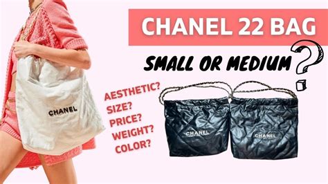 chanel 22s blue|chanel 22 small size.